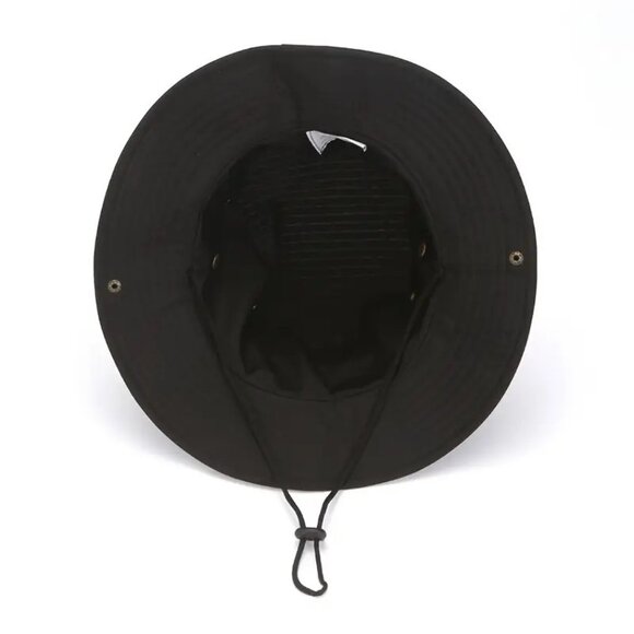 Black Fisherman, Fly Fishing Hat, Men's Outdoor UV Protection Spring & Summer - Picture 9 of 11